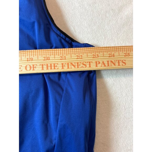 Peter Millar Blue & Black Reversible Quilted Vest With Crown Button Accent - Picture 3 of 9